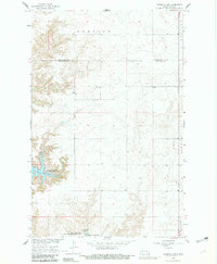 Parshall SW 1967 topographic map thumbnail