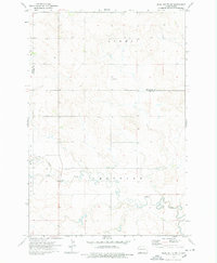 Pearl Butte NW 1974 topographic map thumbnail