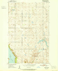 Pekin NE 1951 topographic map thumbnail
