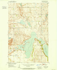 Pekin NW 1951 topographic map thumbnail