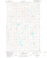 Pelican Lake SE 1981 topographic map thumbnail