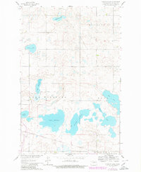 Peterson Lake 1961 topographic map thumbnail