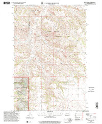 Petes Creek 1997 topographic map thumbnail