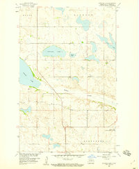 Petrified Lake 1958 topographic map thumbnail