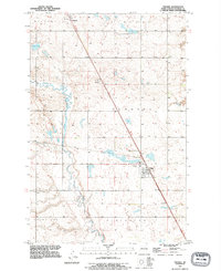 Pingree 1991 topographic map thumbnail