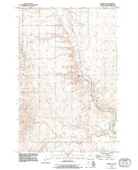 Pingree SW 1990 topographic map thumbnail
