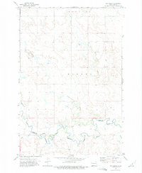 Pitt Creek 1972 topographic map thumbnail