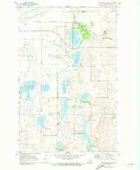Pleasant Lake 1971 topographic map thumbnail