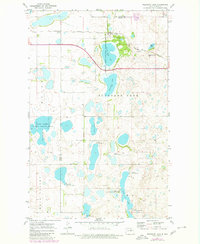 Pleasant Lake 1971 topographic map thumbnail