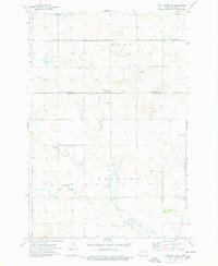 Plum Butte NE 1974 topographic map thumbnail
