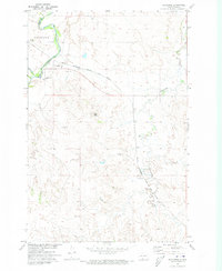 Porcupine 1971 topographic map thumbnail