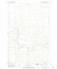 Pretty Rock Butte SE 1972 topographic map thumbnail