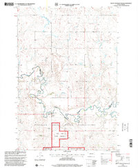 Pretty Rock Butte SE 1998 topographic map thumbnail