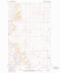 Rat Lake 1981 topographic map thumbnail