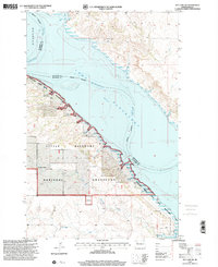 Rat Lake SW 1997 topographic map thumbnail