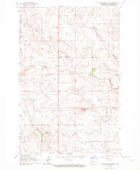 Rattlesnake Butte 1963 topographic map thumbnail