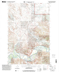 Red Wing Creek 1997 topographic map thumbnail
