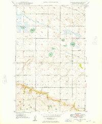 Rennie Lake 1949 topographic map thumbnail