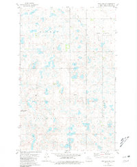 Rice Lake NW 1980 topographic map thumbnail