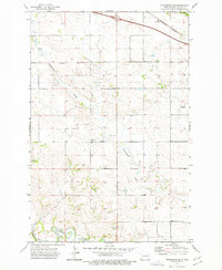 Richardton SE 1973 topographic map thumbnail