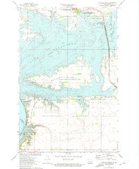 Riverdale North 1972 topographic map thumbnail