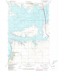 Riverdale North 1972 topographic map thumbnail