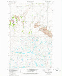 Robinson Coulee 1981 topographic map preview