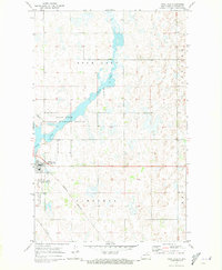 Rock Lake 1970 topographic map thumbnail