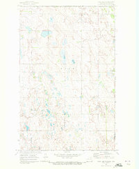 Rock Lake NE 1969 topographic map thumbnail