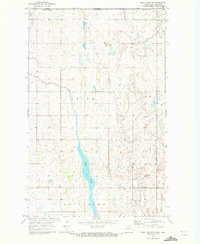 Rock Lake NW 1969 topographic map thumbnail