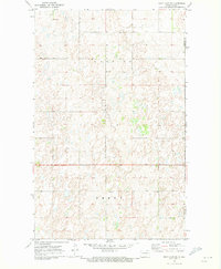 Rock Lake SE 1970 topographic map thumbnail