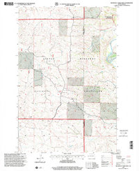 Roosevelt Creek West 1997 topographic map thumbnail