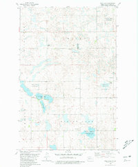 Rush Lake 1980 topographic map preview