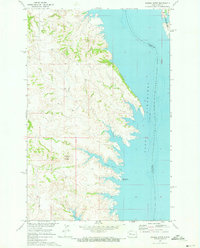 Saddle Butte 1970 topographic map thumbnail