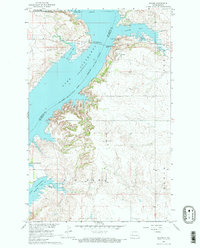 Sanish 1967 topographic map thumbnail