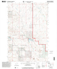 Sather Lake 1997 topographic map thumbnail