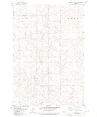 Schell Buttes NW 1979 topographic map thumbnail