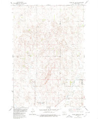 Schell Buttes SW 1979 topographic map thumbnail