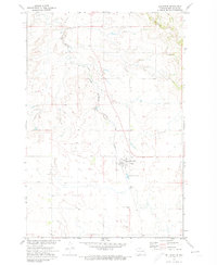 Selfridge 1971 topographic map thumbnail