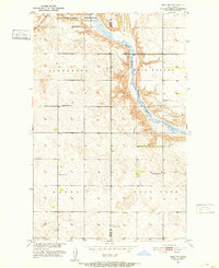 Selz NE 1951 topographic map thumbnail