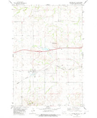 Sentinel Butte 1980 topographic map thumbnail
