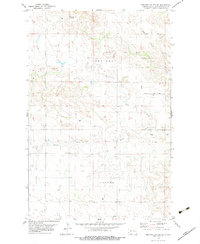 Sentinel Butte SE 1979 topographic map thumbnail