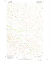 Sheep Creek 1972 topographic map thumbnail