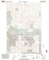 Sheep Creek 1997 topographic map thumbnail