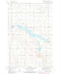 Sheyenne Lake 1950 topographic map thumbnail