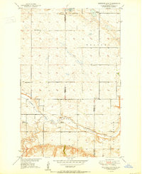 Sheyenne Lake NE 1950 topographic map thumbnail