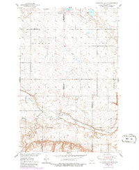 Sheyenne Lake NE 1950 topographic map thumbnail