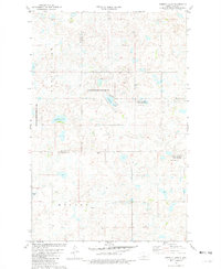 Siebold Lake 1981 topographic map thumbnail