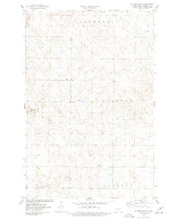 Solberg Butte 1975 topographic map thumbnail