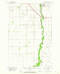 South West Fargo topographic map thumbnail